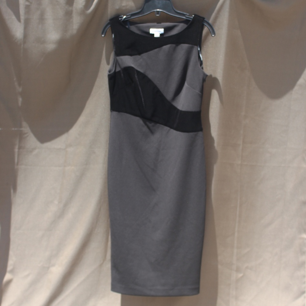 CK Women Dark Gray Mini Dress Size 4